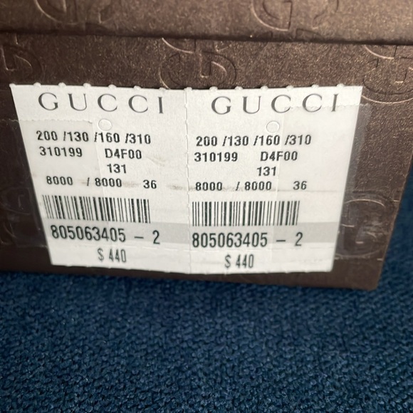 Authentic Gucci Voile Leather Oro size 36 (6). - Picture 11 of 11